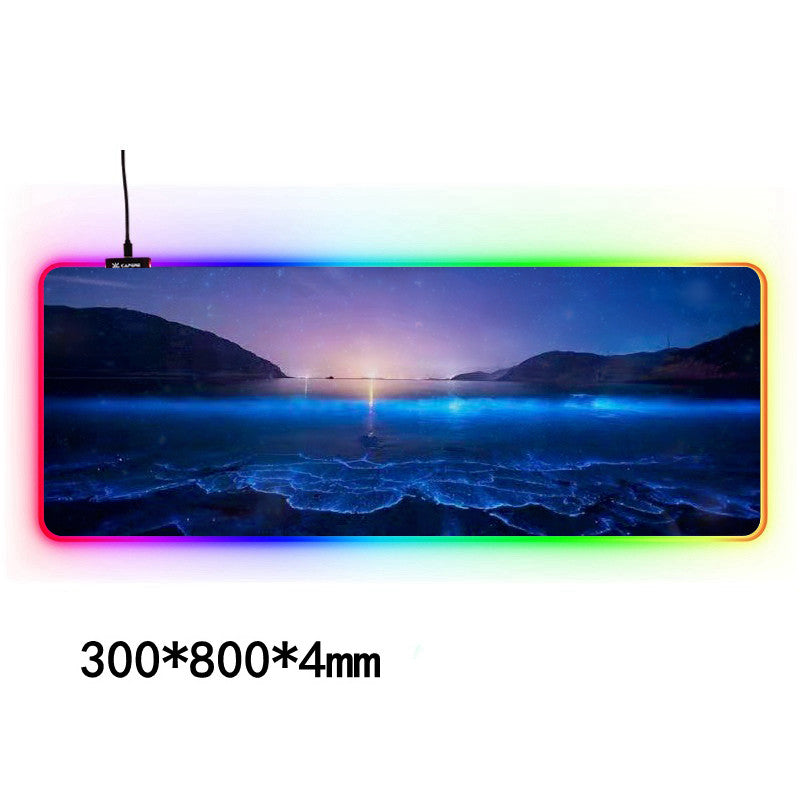 RGB Light-Up Gaming Desk Mat