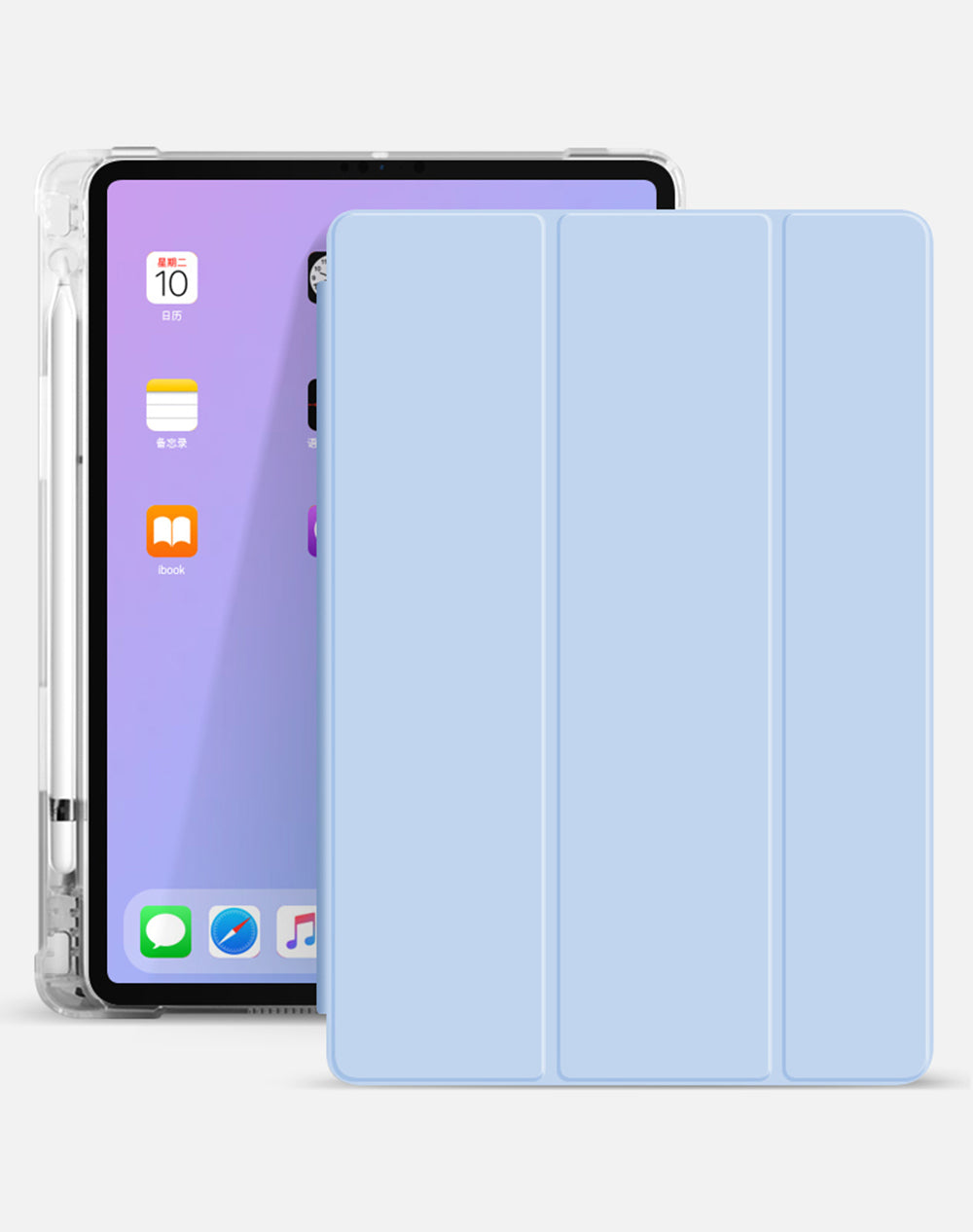 Shockproof iPad Case with Pencil Holder