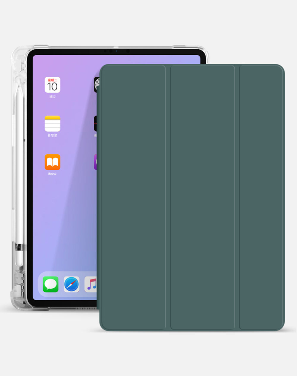 Shockproof iPad Case with Pencil Holder