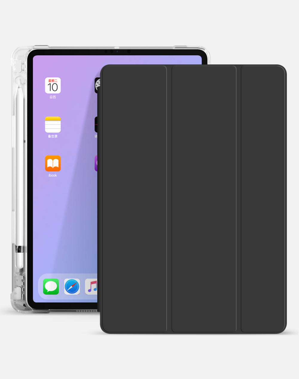 Shockproof iPad Case with Pencil Holder