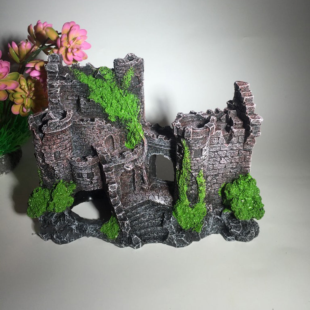 Aquarium Resin Castle