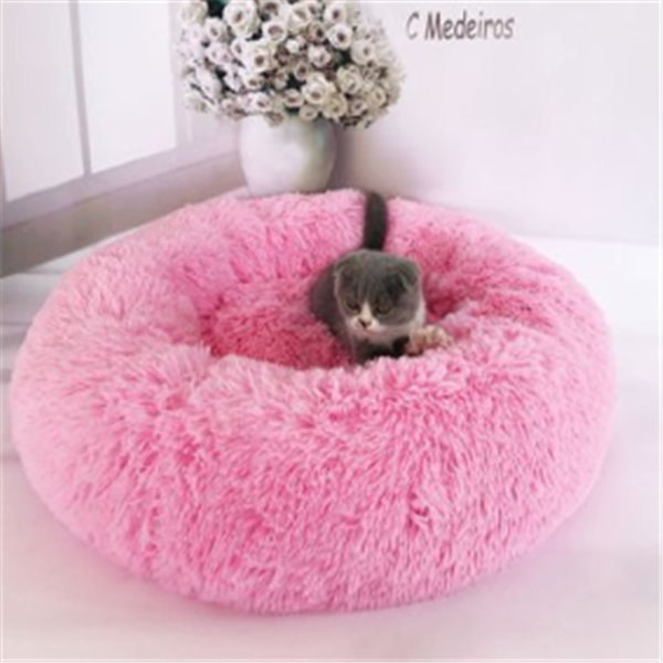Plush Donut Pet Bed
