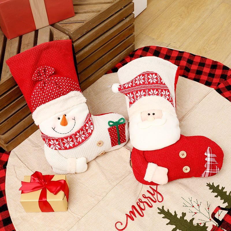 Big Knit Christmas Stocking