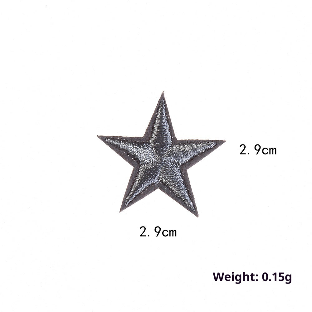 Embroidered Star Patches
