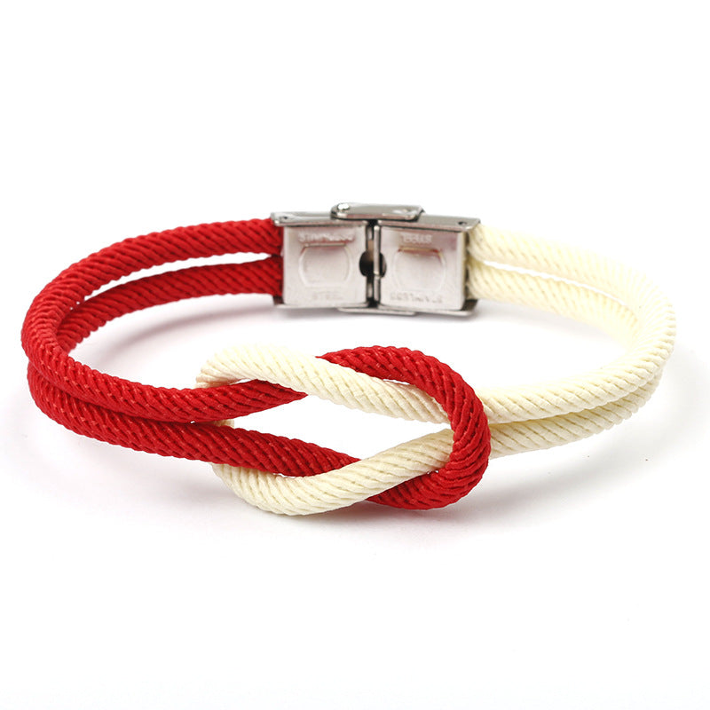 Nautical Anchor Rope Bracelet