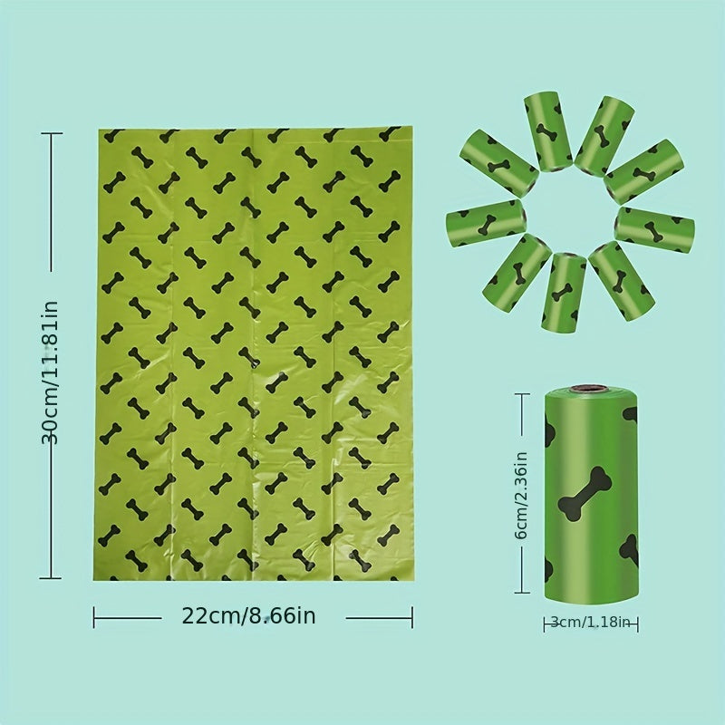 Dog Waste Bags with Dispenser