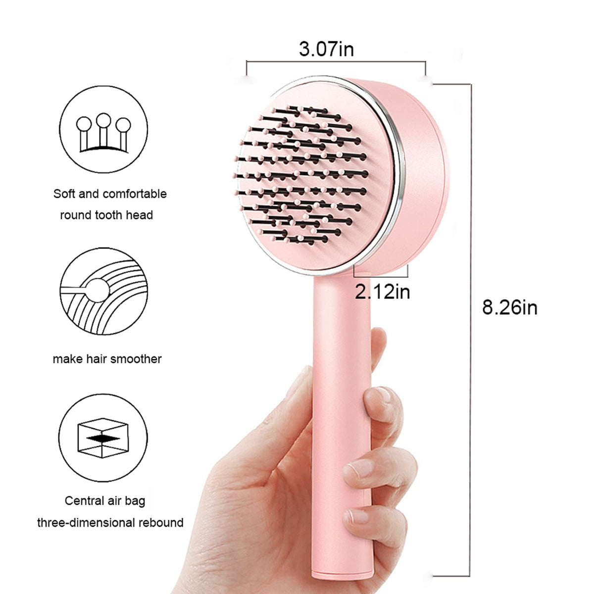 Self-Cleaning Air Cushion Hair Brush