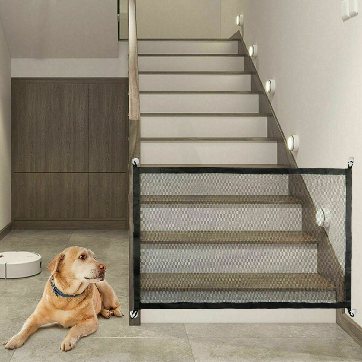 Portable Mesh Pet Safety Gate