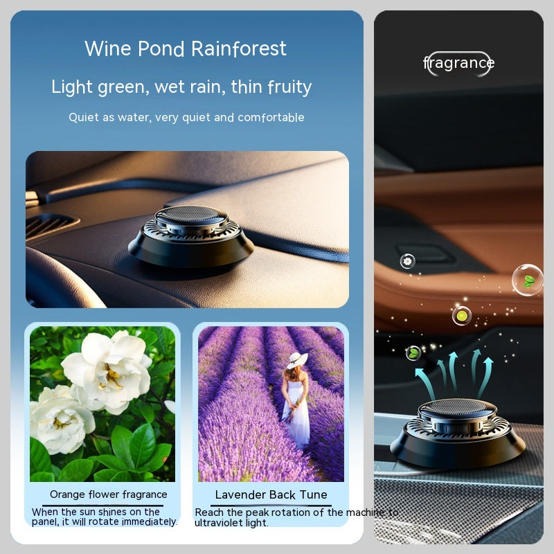 Solar Spinning Car Air Freshener