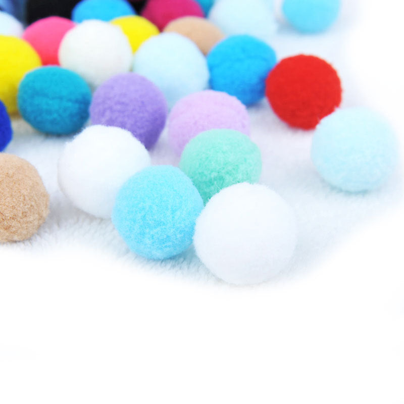 Fluffy Plush Cat Balls