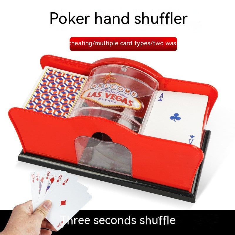 Hand-Crank Card Shuffler