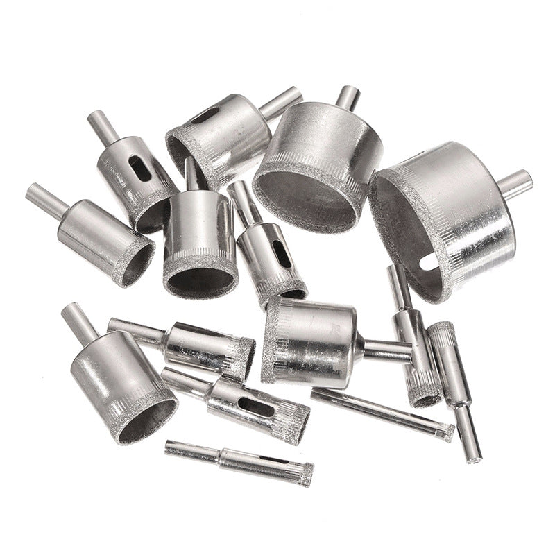 15-Piece Diamond Hole Saw Set