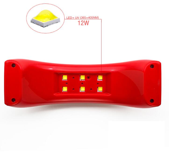 Phone-Shaped Mini LED Nail Lamp