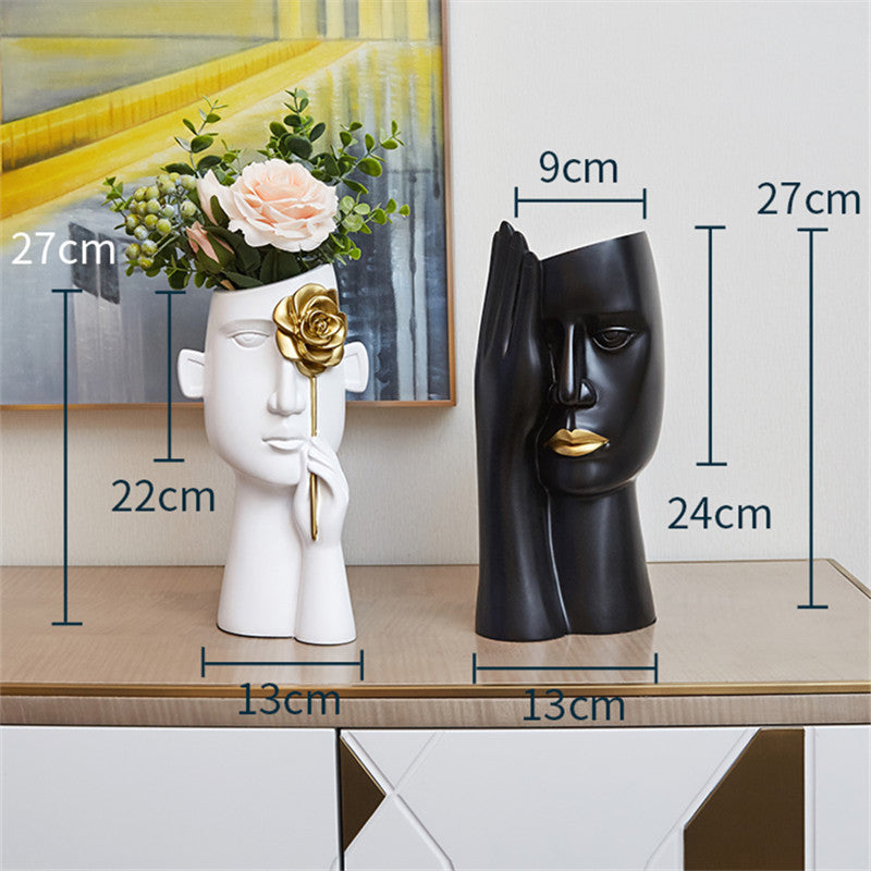 Sculpted Body Art Vase