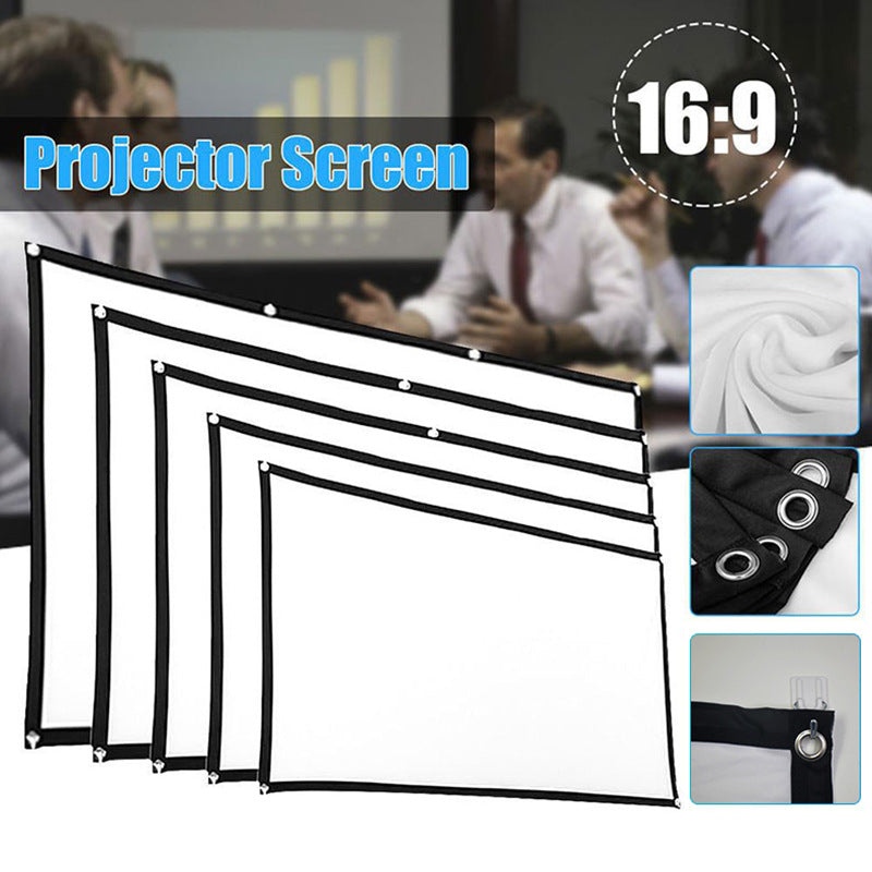 Foldable Projector Screen (100–150 in)