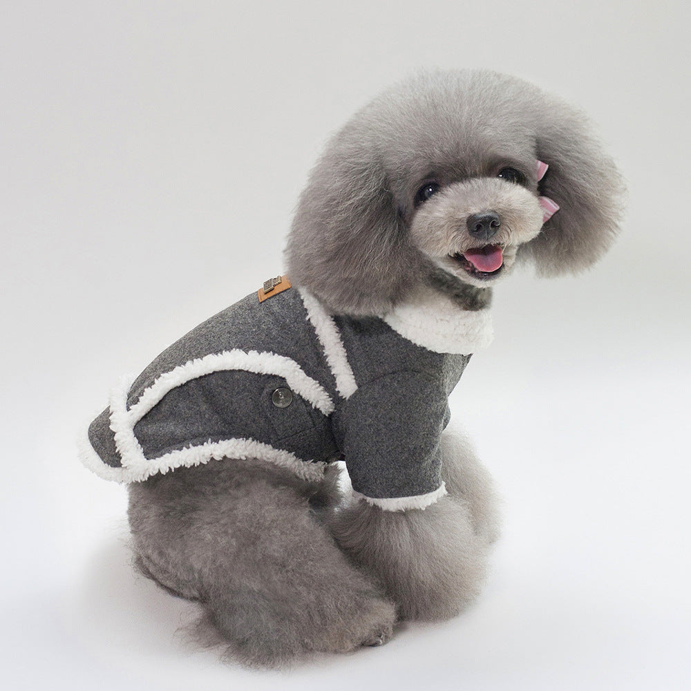 Warm Velvet Dog Coat