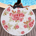 Round Microfiber Beach Towel