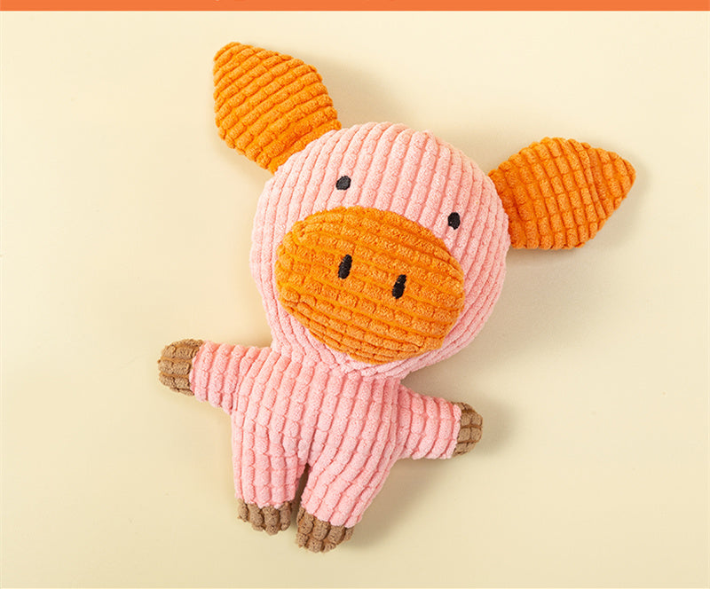 Squeaky Plush Animal Dog Toys