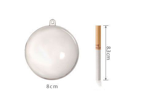 Clear Fillable Ornament Balls