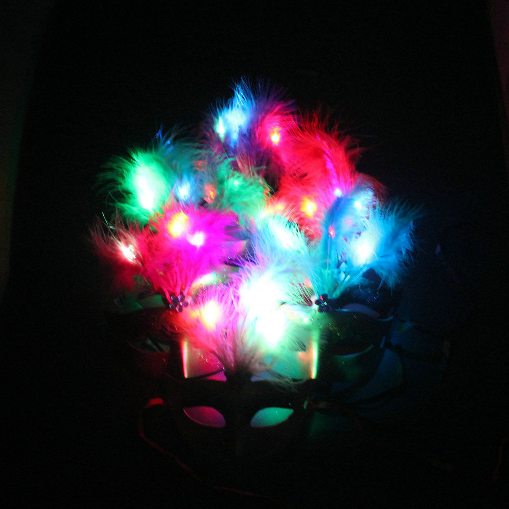 Light-Up Feather Headpiece