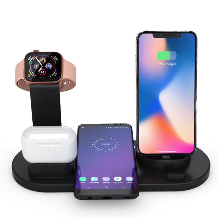 3-in-1 Rotating Wireless Charger Stand