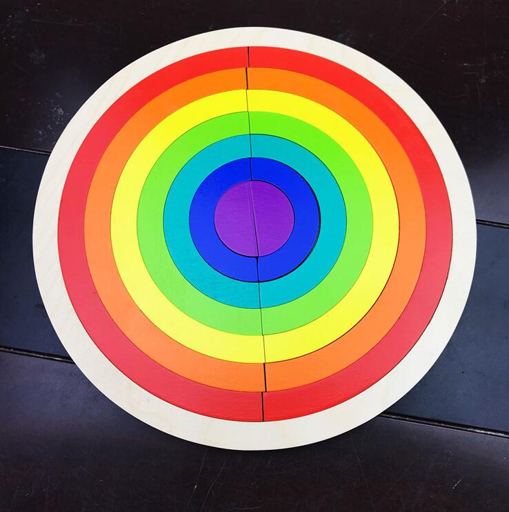 Wooden Rainbow Stacker
