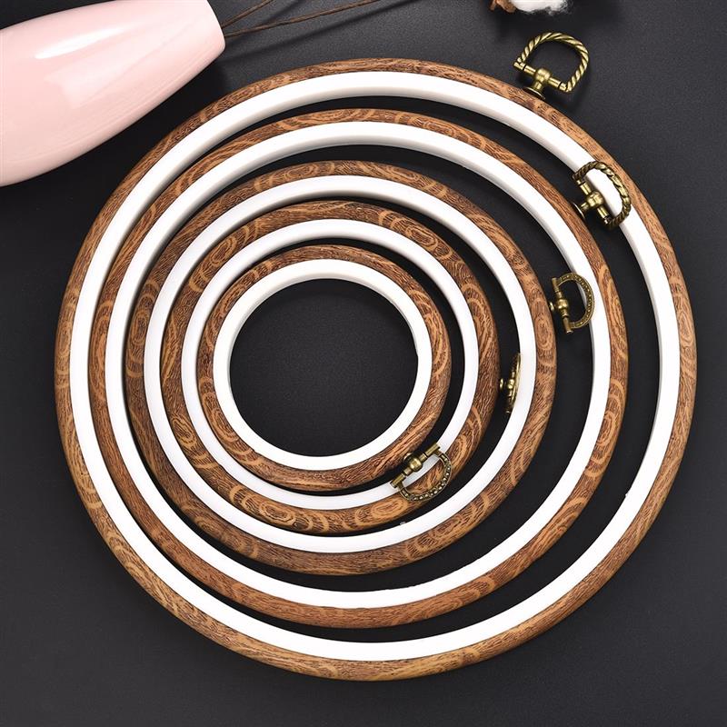 Wood-Grain Embroidery Hoop