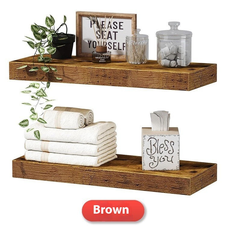 Solid Wood Floating Shelf