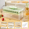 Press-Release Ice Cube Tray with Bin