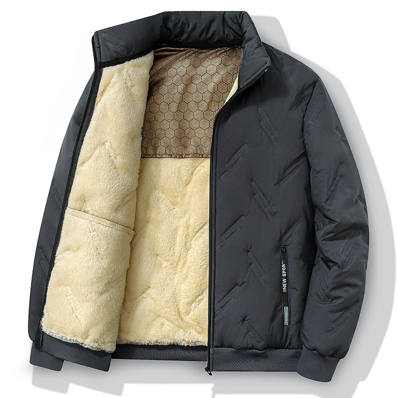 Men's Fleece-Lined Winter Coat