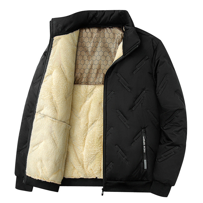 Men's Fleece-Lined Winter Coat