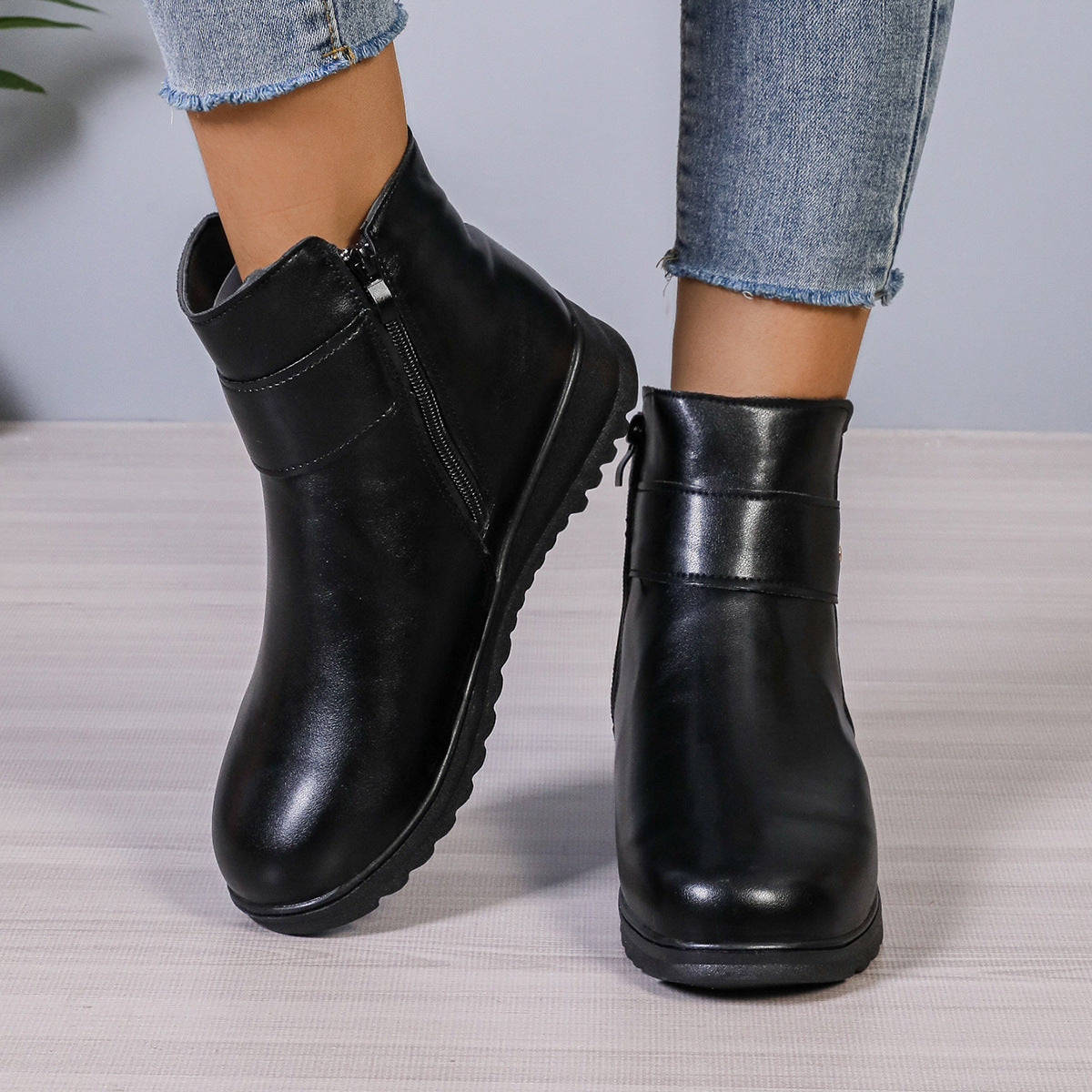 Women's Fleece-Lined Ankle Boots