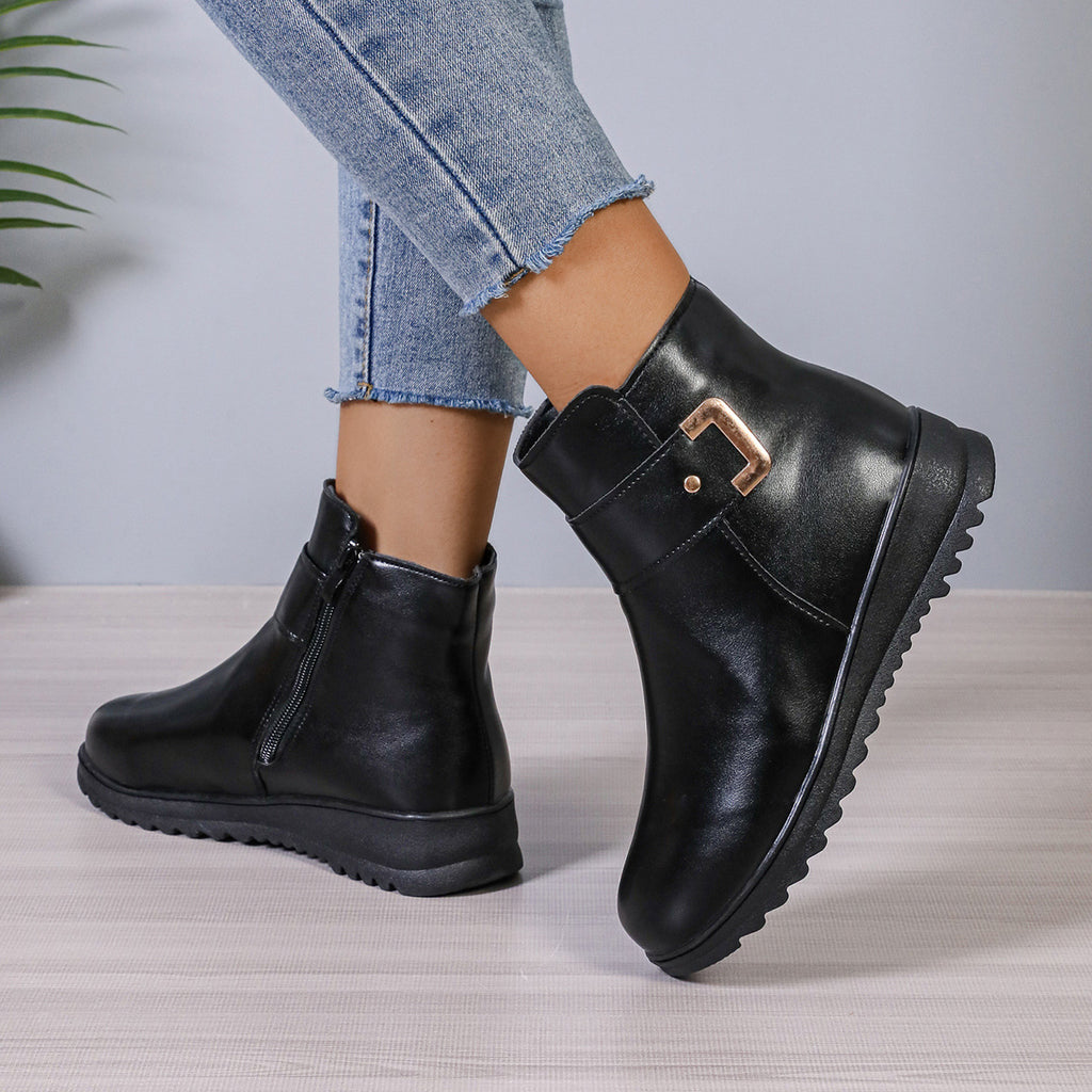 Women's Fleece-Lined Ankle Boots