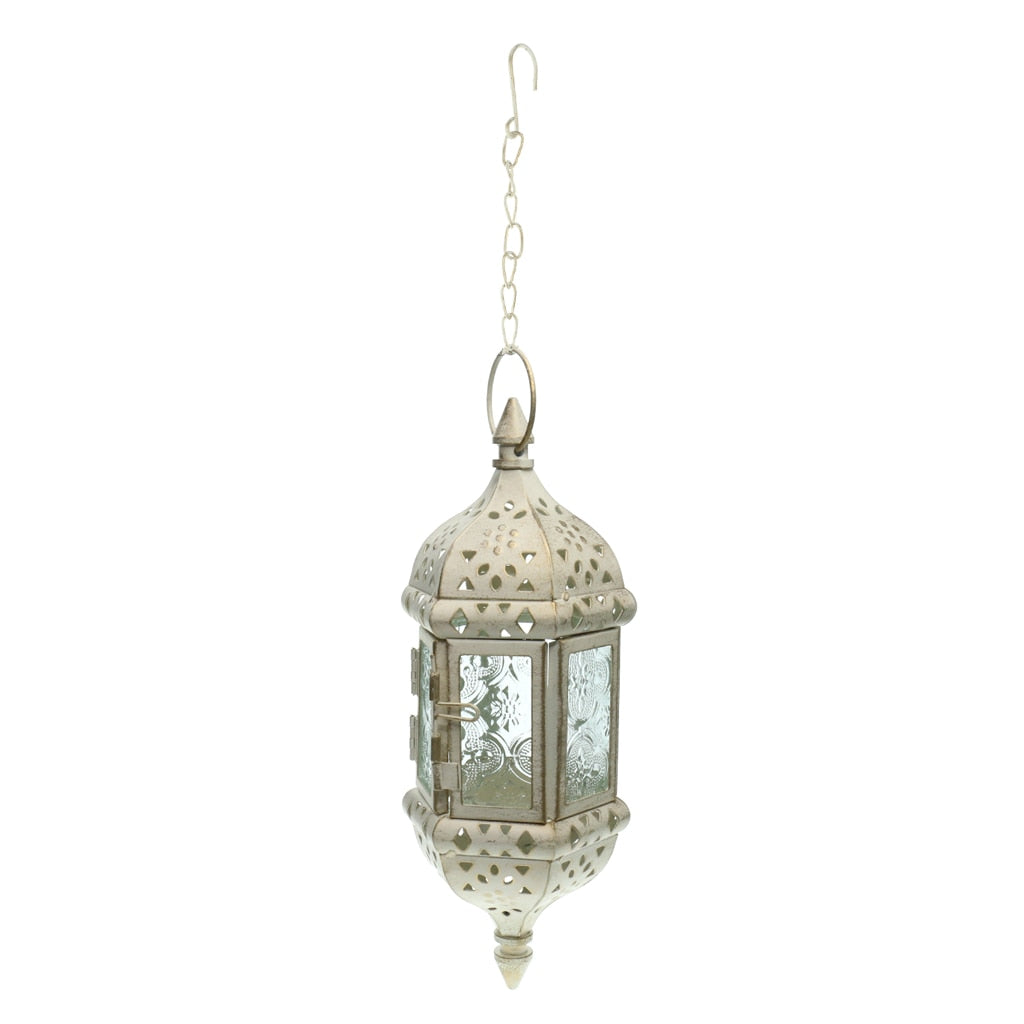 Moroccan Glass Candle Holder