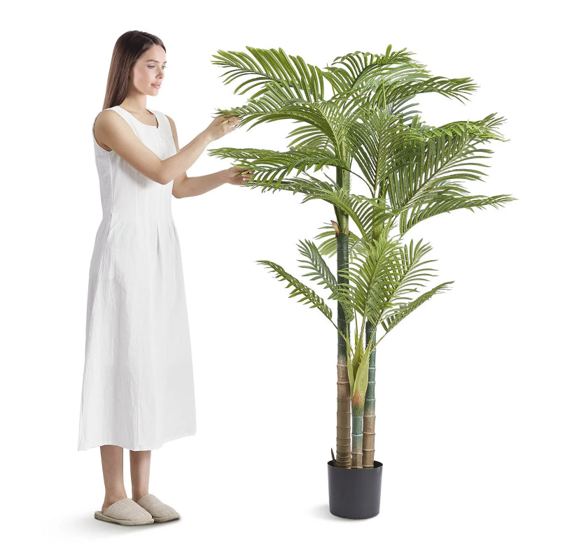 6.5 ft Artificial Golden Cane Palm
