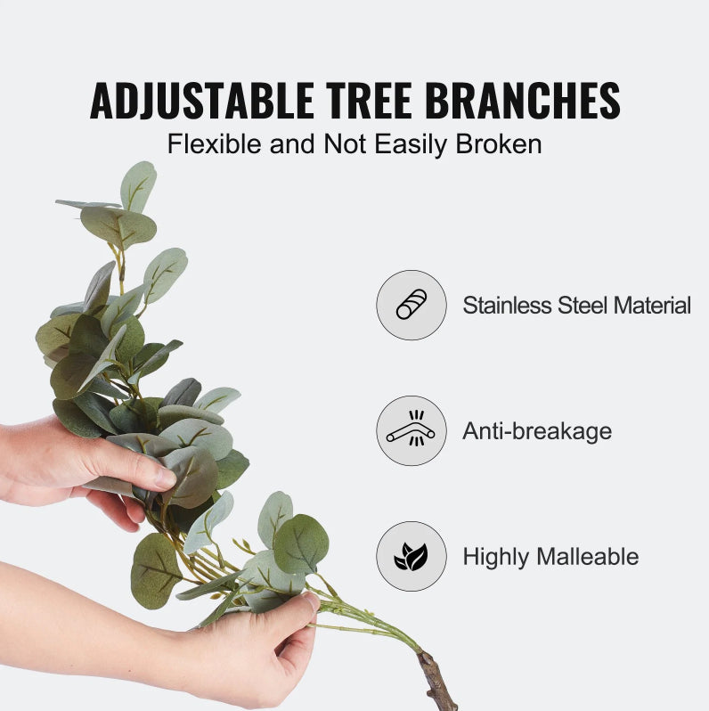 6 ft Artificial Eucalyptus Tree
