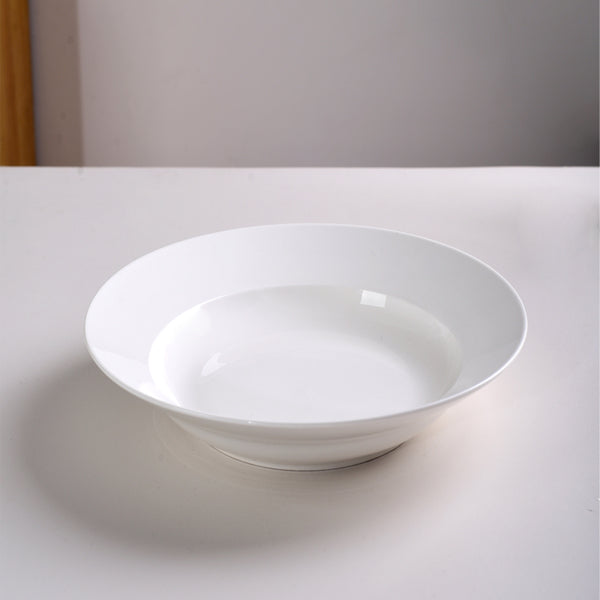 White Round Dinner Plates (Set of 6)