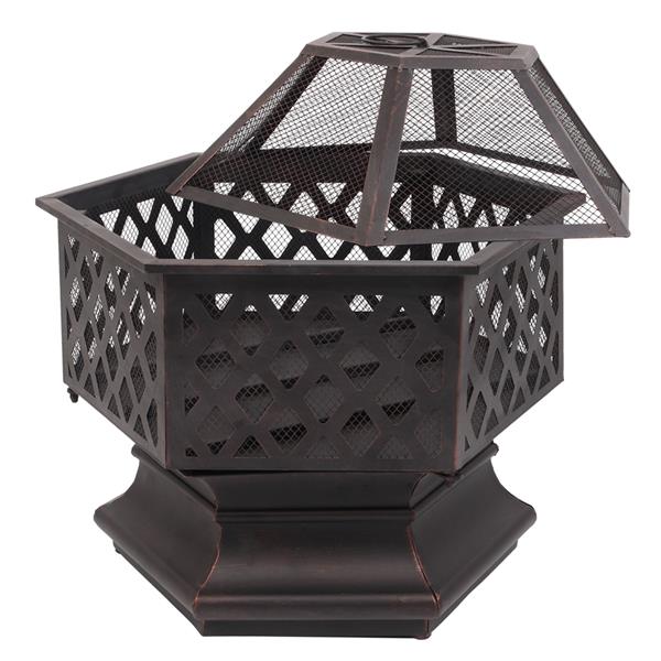 22-Inch Hexagon Fire Pit