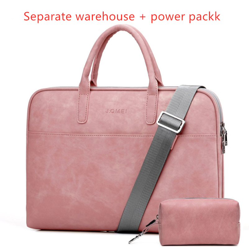 Women's Faux Leather Laptop Bag (13–14 in)