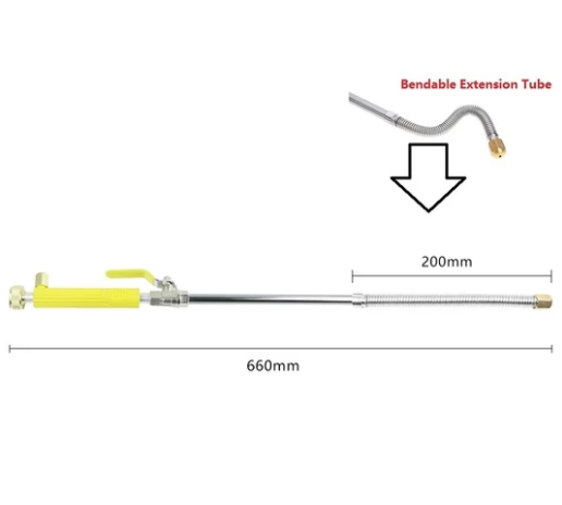 High-Pressure Hose Spray Wand