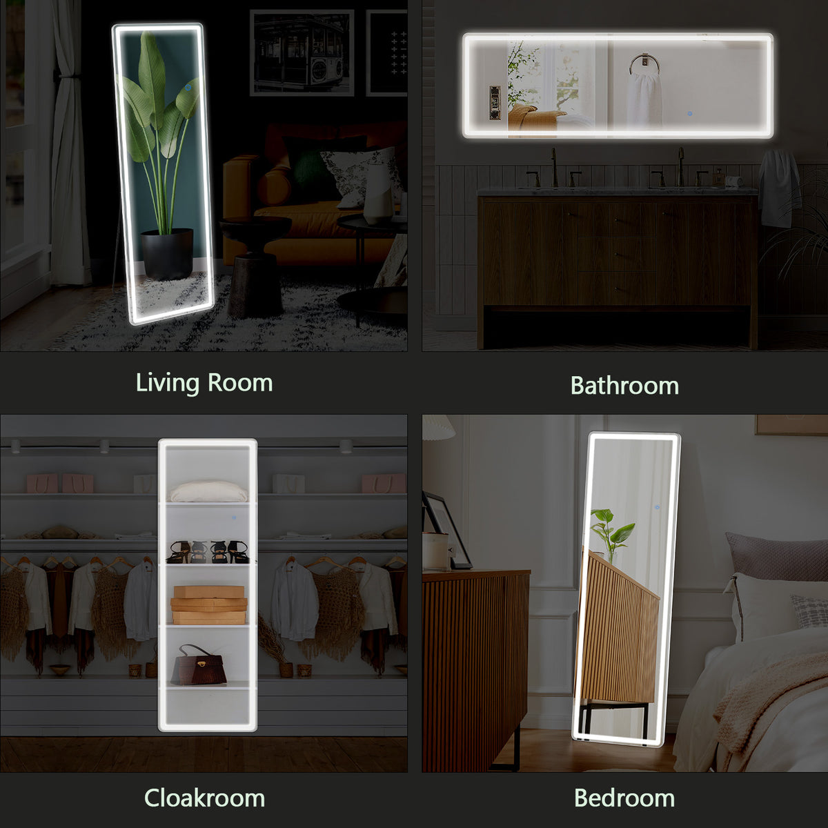LED Full-Length Mirror