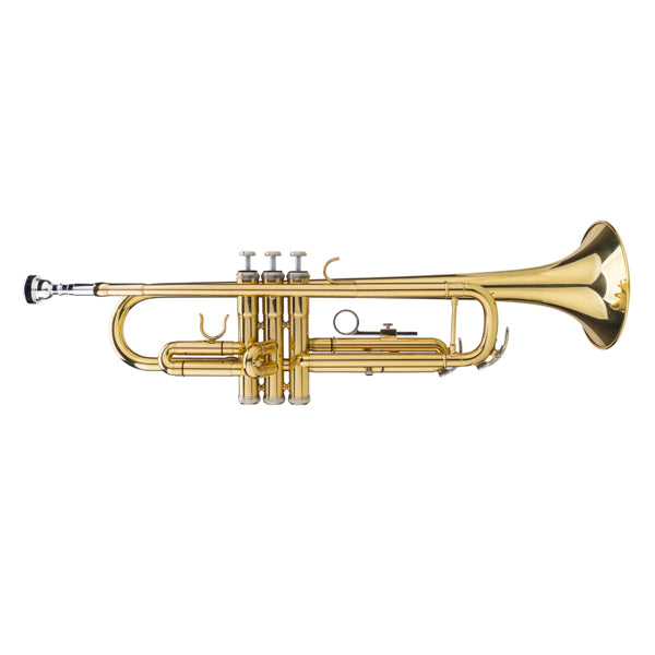 B-Flat Trumpet with Case & Gloves