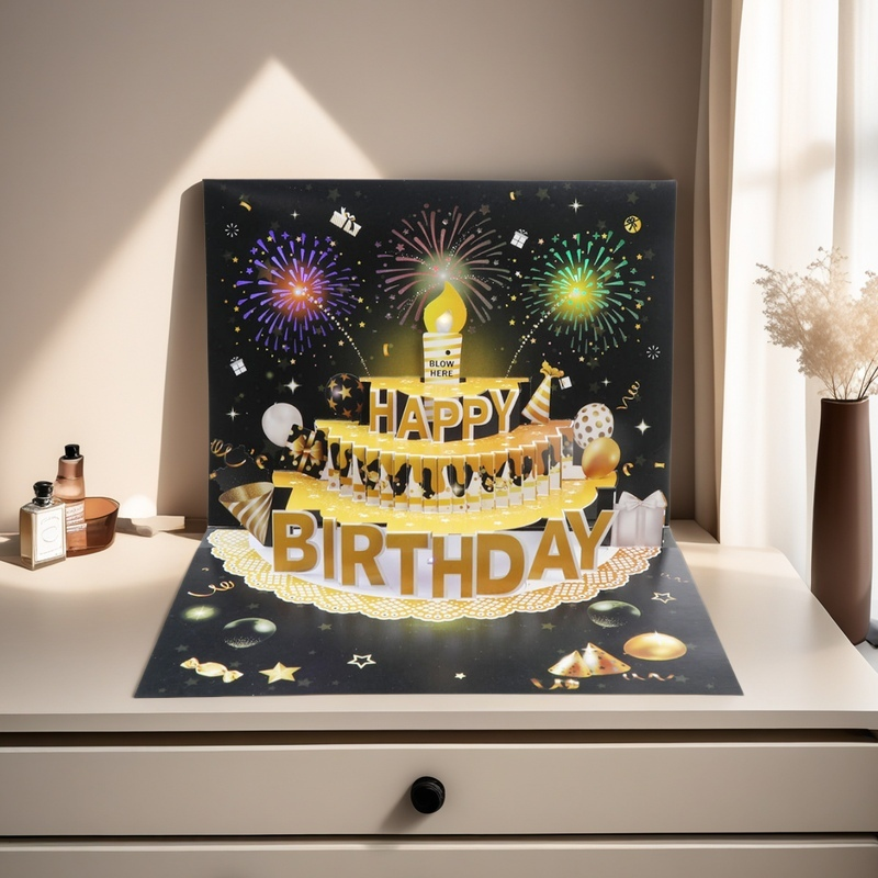 Light-Up Musical Birthday Card