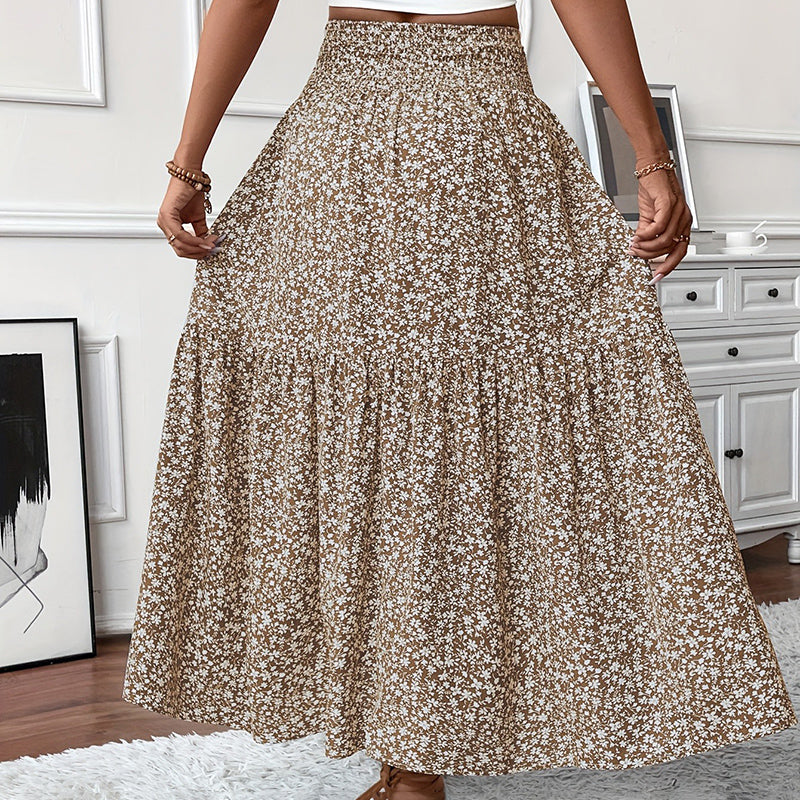 Boho Floral Maxi Skirt