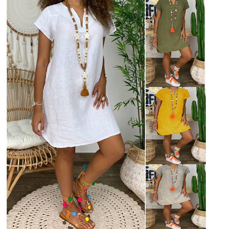 V-Neck Boho Sundress