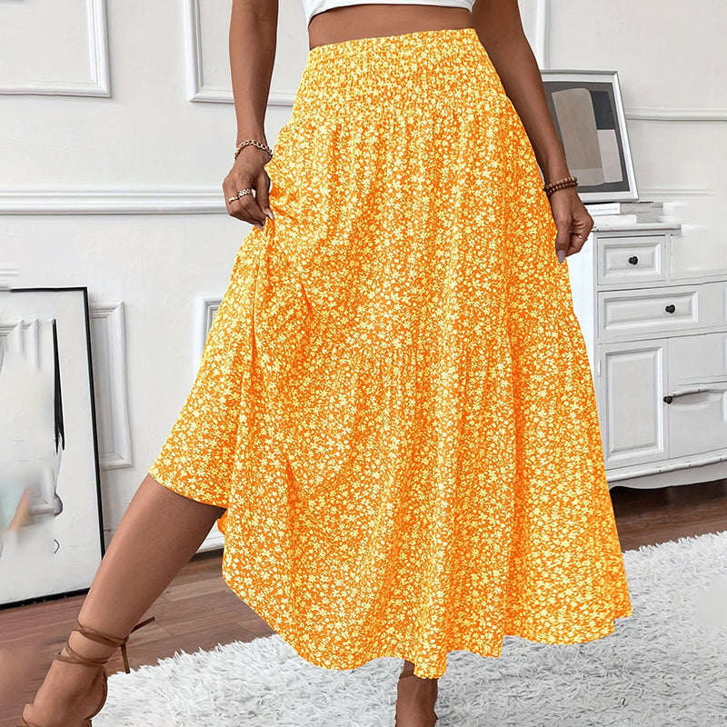 Boho Floral Maxi Skirt