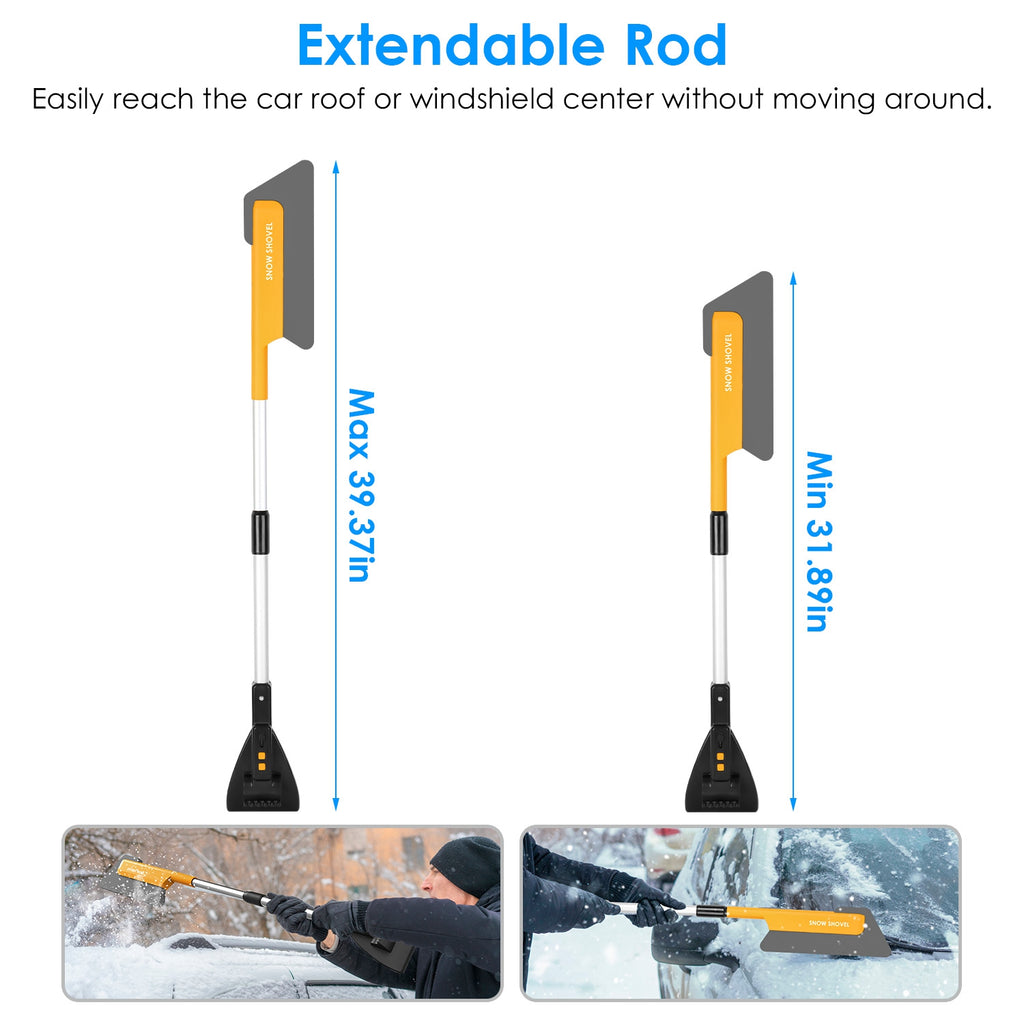 3-in-1 Snow Brush, Scraper & Shovel