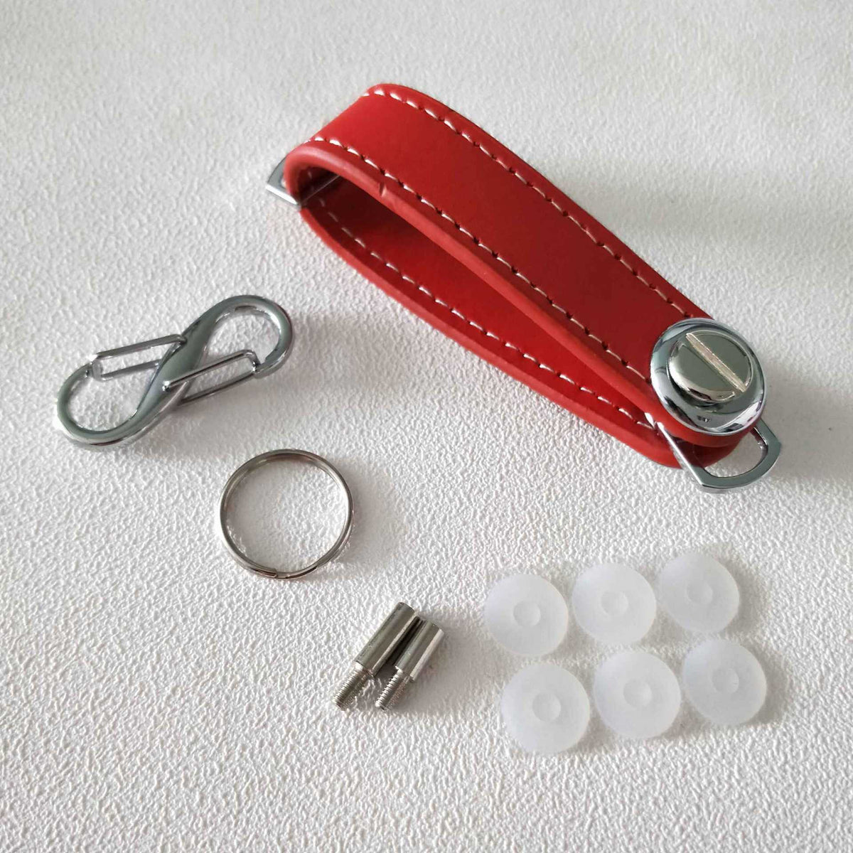 Compact Leather Key Organizer