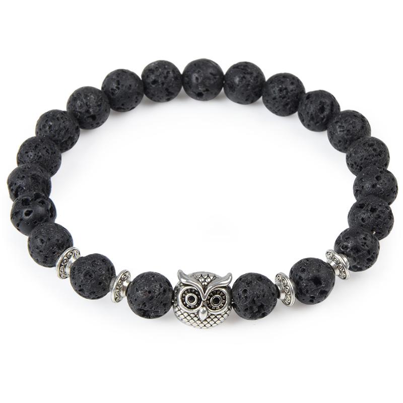 Natural Stone Animal Head Bracelet