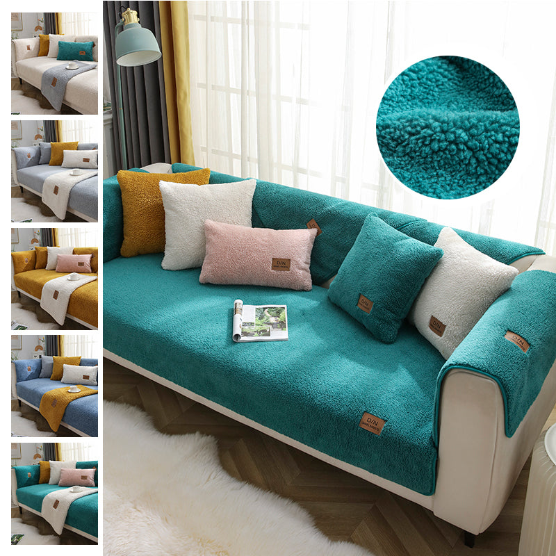 Plush Non-Slip Sofa Cover